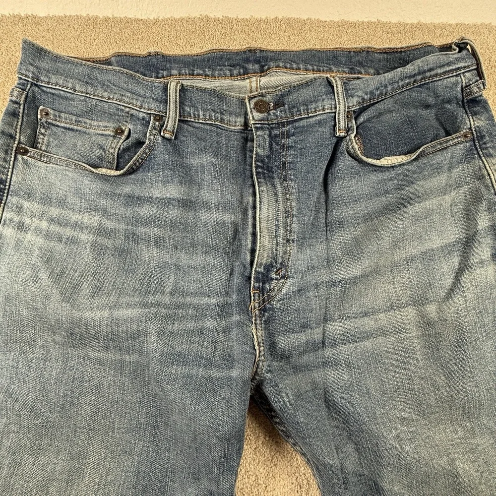 Levi's 505 Regular Fit Jeans Mens 40X32 Blue Denim Dark Wash Straight‎